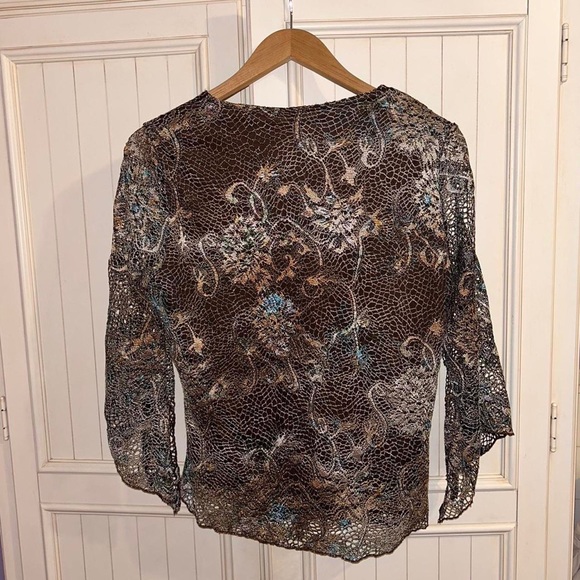 Y2K STYLE LACE SHIRT - Picture 2 of 2